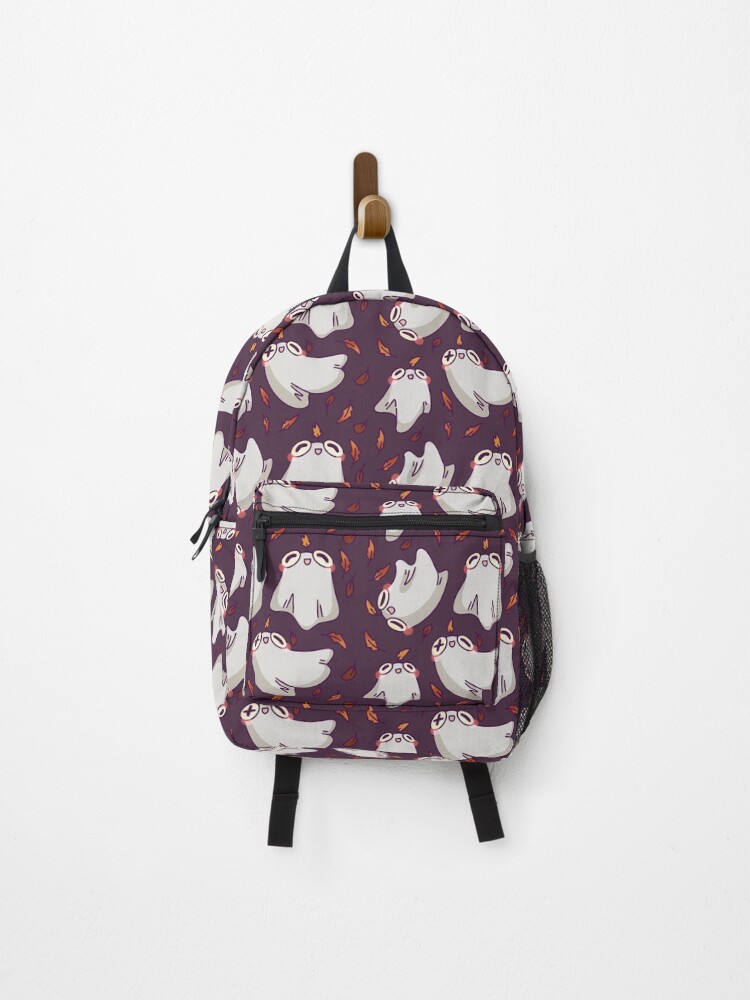 Thumbnail 1 of 3, Backpack, Ghost Frogs Pattern designed and sold by ExactlyAverage.
