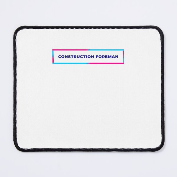 Item preview, Construction Foreman retro colorful frame designed and sold by SVPOD.