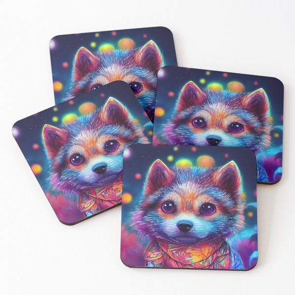 Item preview, Psychedelic Wolf Puppy designed and sold by BartonDH.