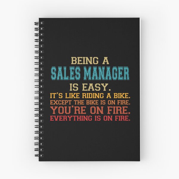 Item preview, Being a Sales Manager is Like Riding is Easy. It's Like Riding a Bike designed and sold by TendyTees.