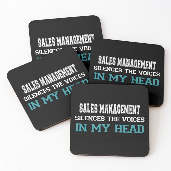 Item preview, Sales Management Silences the Voices in my Head designed and sold by TendyTees.