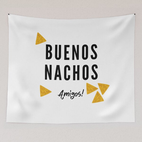 Item preview, Buenos Nachos Amigos - buenas noches or buenos dias - variations of Spanish greetings  designed and sold by ALLURE-minimal.