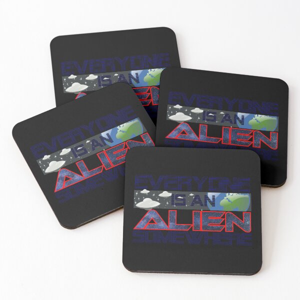Item preview, Everyone Is An Alien Somewhere Spaceship Travels Funny Saying designed and sold by Sonatablue.