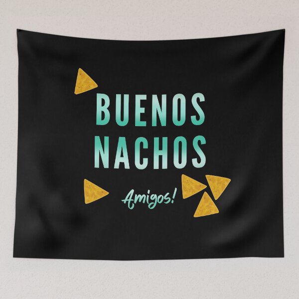 Item preview, Buenos Nachos Amigos - buenas noches or buenos dias - variations of Spanish greetings  designed and sold by ALLURE-minimal.