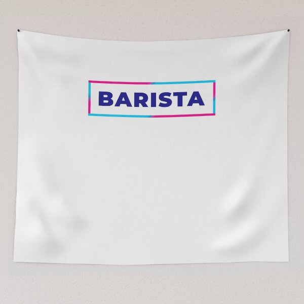 Item preview, Barista retro colorful frame designed and sold by SVPOD.