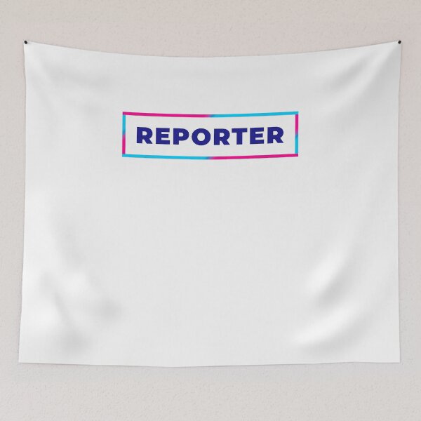 Item preview, Reporter retro colorful frame designed and sold by SVPOD.