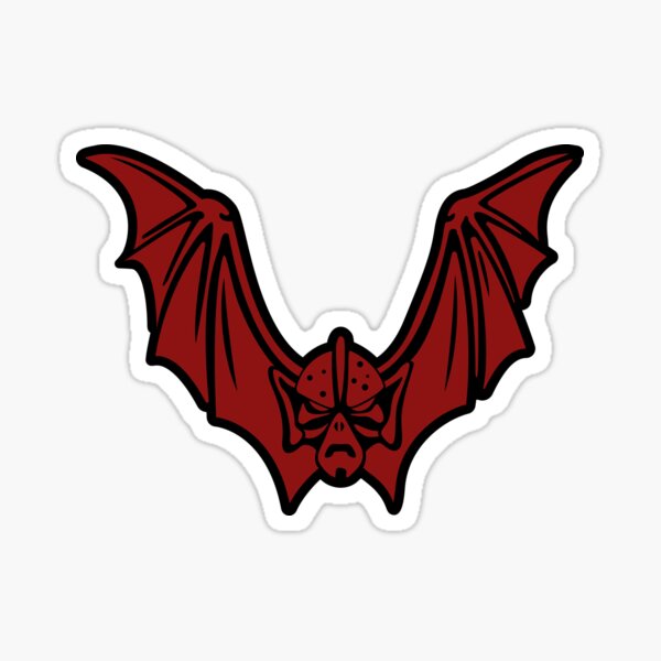 Evil Vampire Bat Sticker