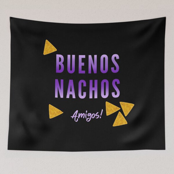 Item preview, Buenos Nachos Amigos - buenas noches or buenos dias - variations of Spanish greetings  designed and sold by ALLURE-minimal.