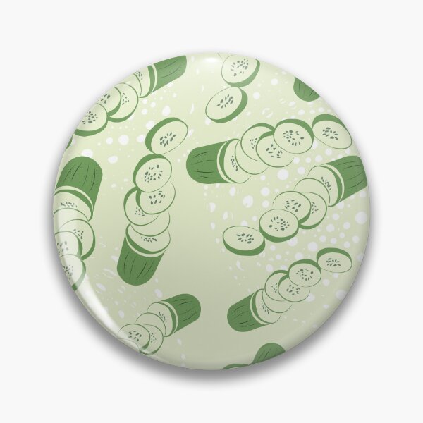 Item preview, set of cucumbers in white dot texture designed and sold by kim tang.