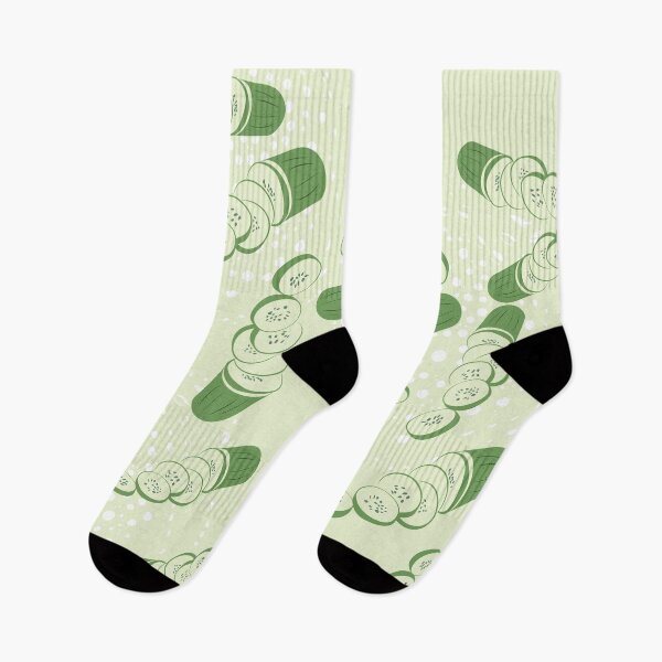 Item preview, set of cucumbers in white dot texture designed and sold by kim tang.