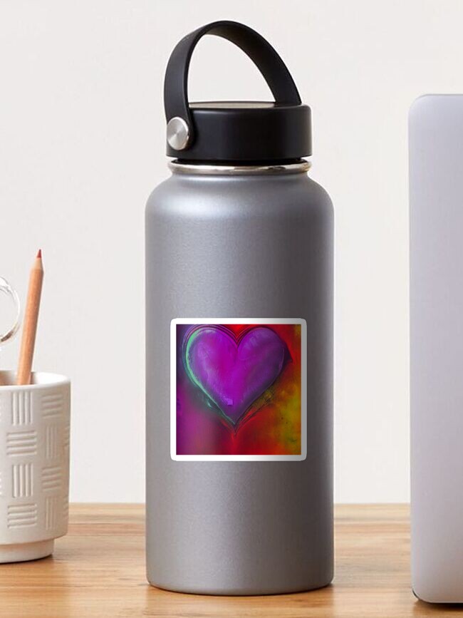 Thumbnail 1 of 3, Sticker, Royal Heart designed and sold by stillnessgifts.