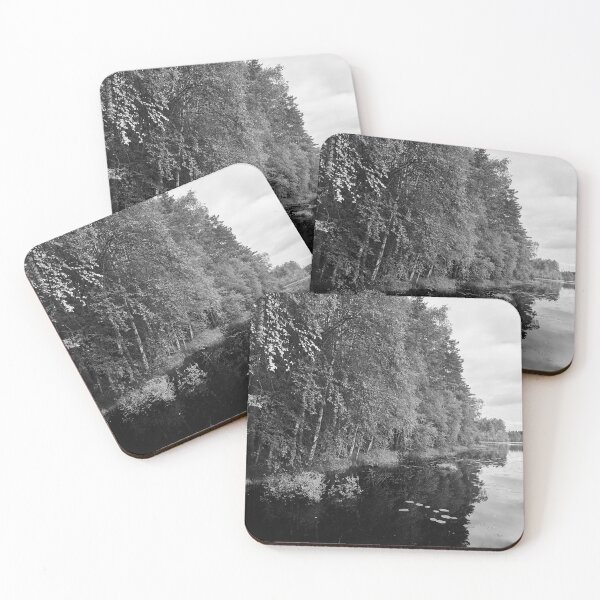 Item preview, Koverolampi with  signs of fall bw designed and sold by Jouko Lehto Photography.