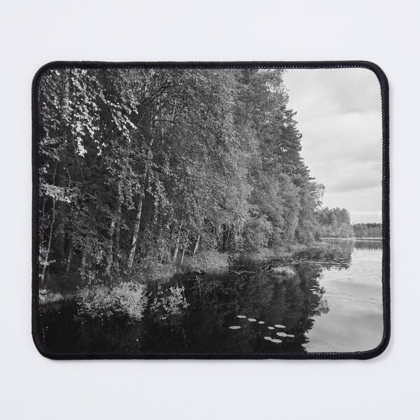 Item preview, Koverolampi with signs of fall bw designed and sold by Jouko Lehto Photography.