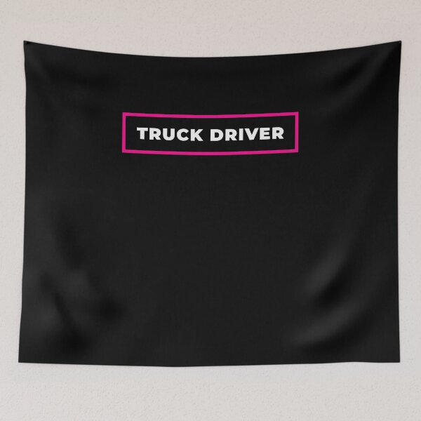 Item preview, Truck Driver red frame designed and sold by SVPOD.