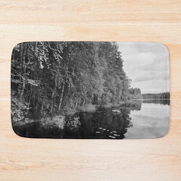 Item preview, Koverolampi with  signs of fall bw designed and sold by Jouko Lehto Photography.
