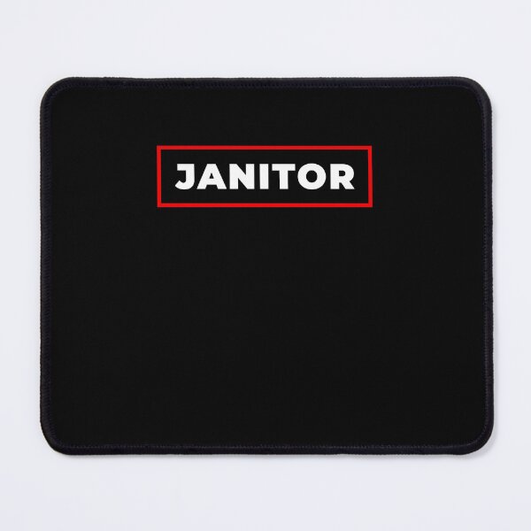 Item preview, Janitor red frame designed and sold by SVPOD.