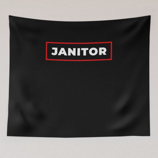 Item preview, Janitor red frame designed and sold by SVPOD.