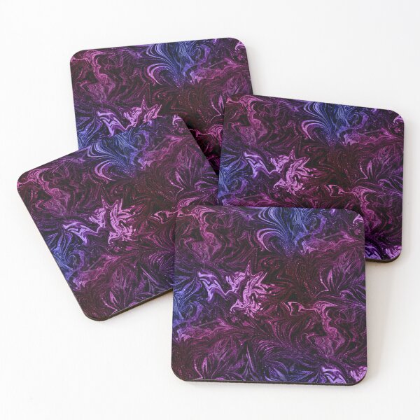 Item preview, Glinting Sparkles Marbled Swirl Blue and Magenta designed and sold by nimreninmu.