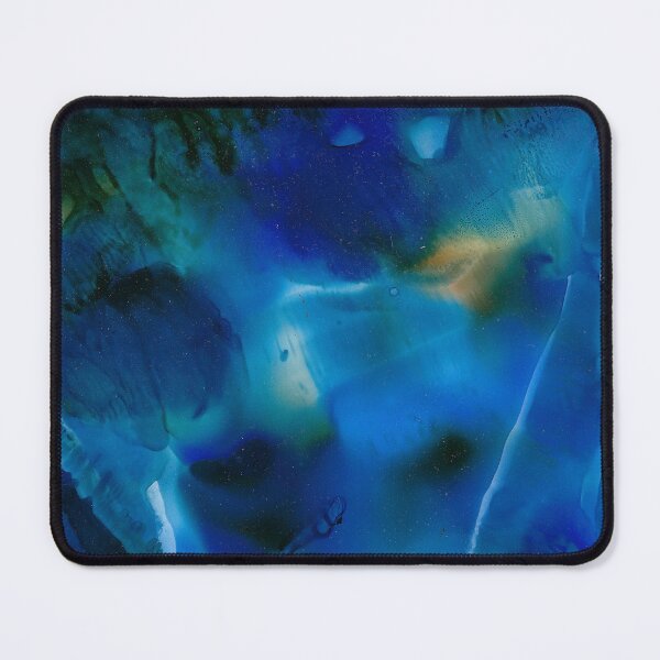 Item preview, Into the Blue | Alcohol Ink Abstract designed and sold by Ethel Wagner Art.