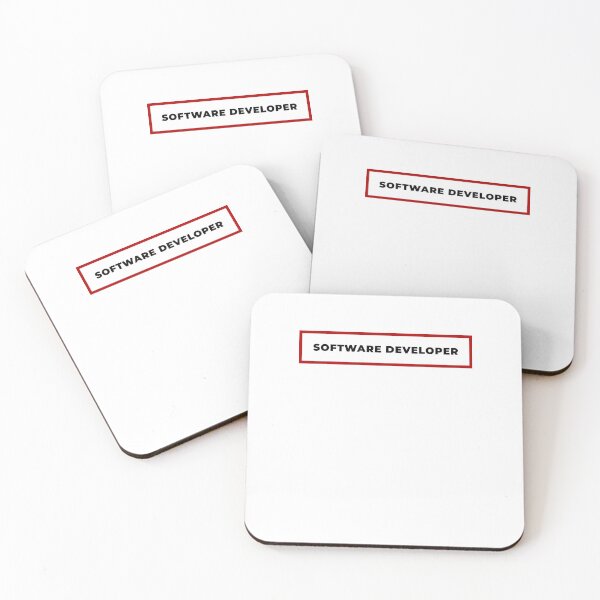 Item preview, Software Developer with red frame designed and sold by SVPOD.