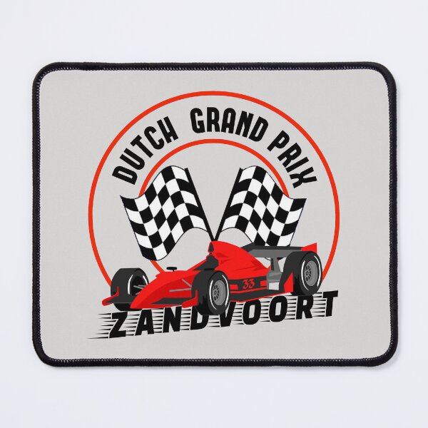 Item preview, Dutch Grand Prix Zandvoort circuit Formula one motorsport car racing designed and sold by portrait4you.
