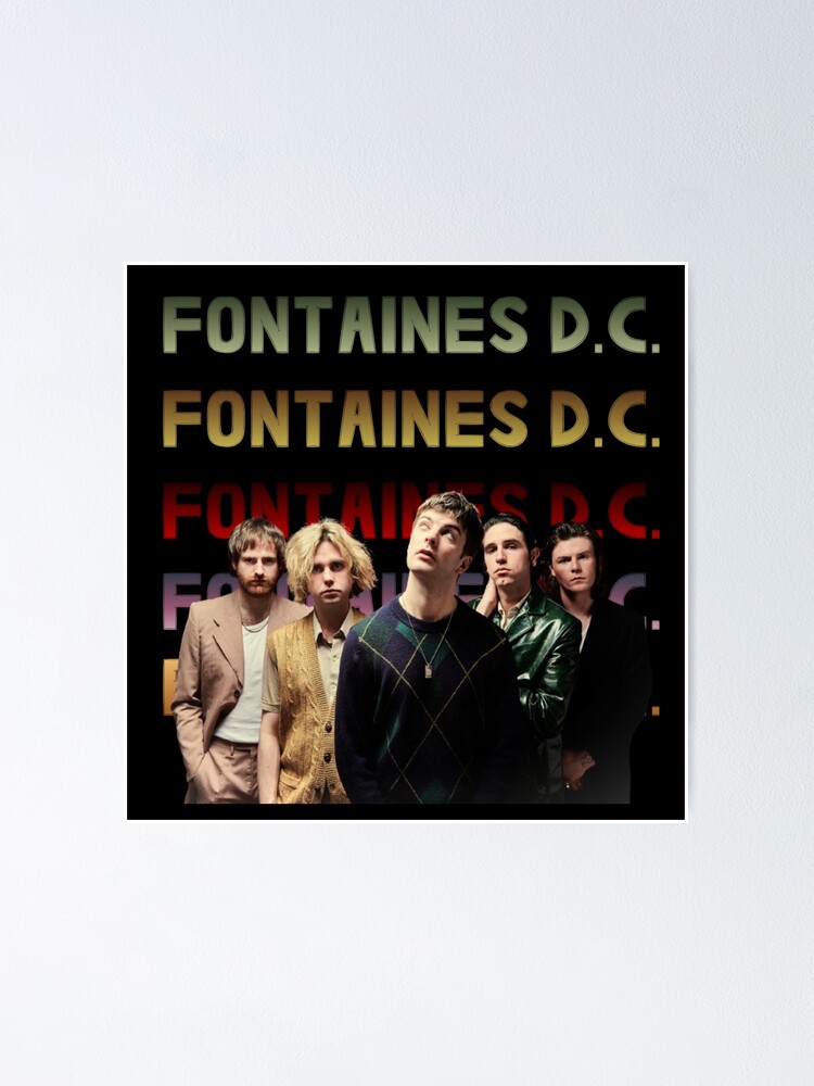 "Fontaines Dc" Poster for Sale by NINUCI Redbubble