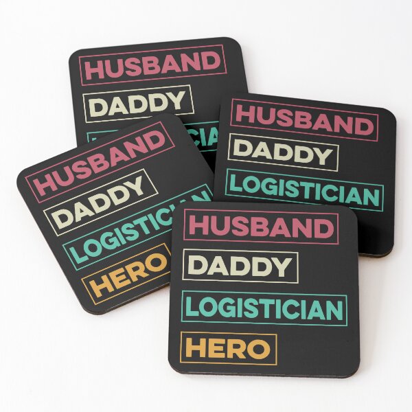 Item preview, Husband Daddy Logistician Hero designed and sold by TendyTees.