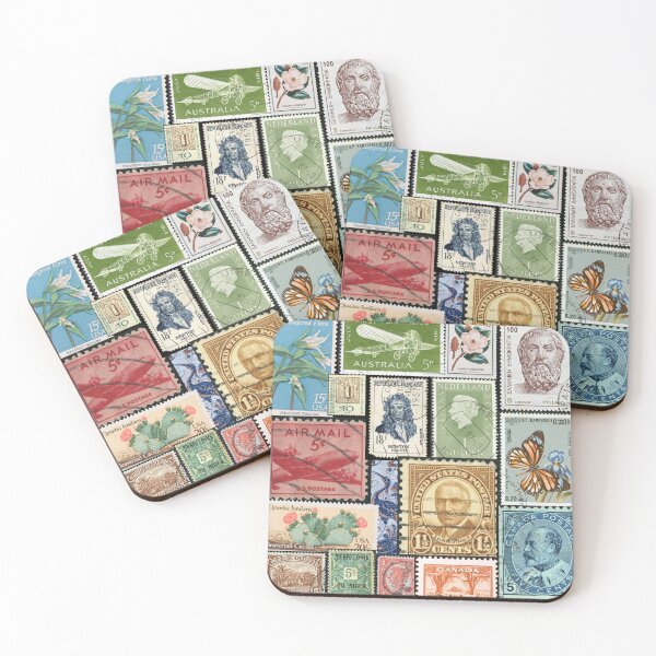 Item preview, Vintage Stamps designed and sold by ArtOfStars.