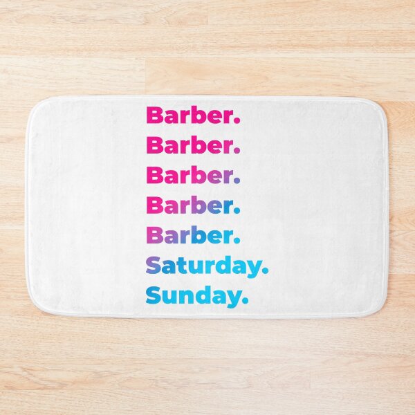 Item preview, Barber work week designed and sold by SVPOD.