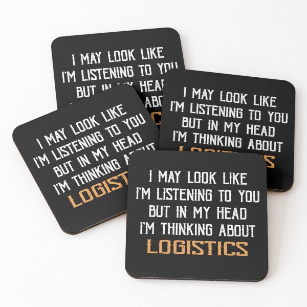 Item preview, In My Head I'm Thinking about Logistics designed and sold by TendyTees.