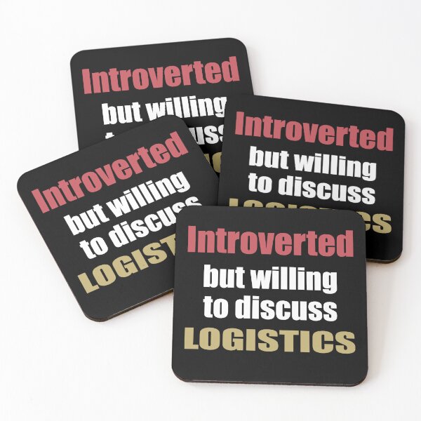 Item preview, Introverted but Willing to Discuss Logistics designed and sold by TendyTees.