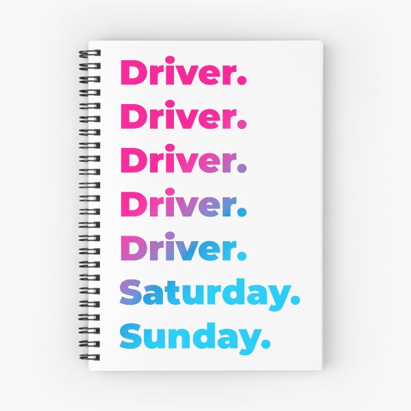 Item preview, Driver work week designed and sold by SVPOD.