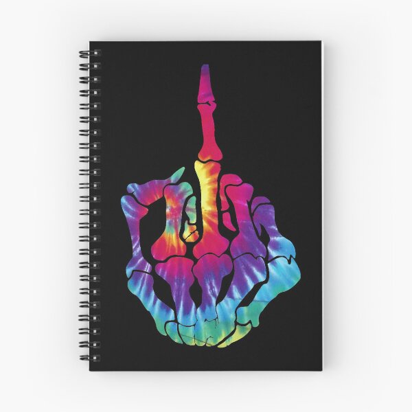 Item preview, Skeleton Middle Finger Tie Dye designed and sold by transprince.