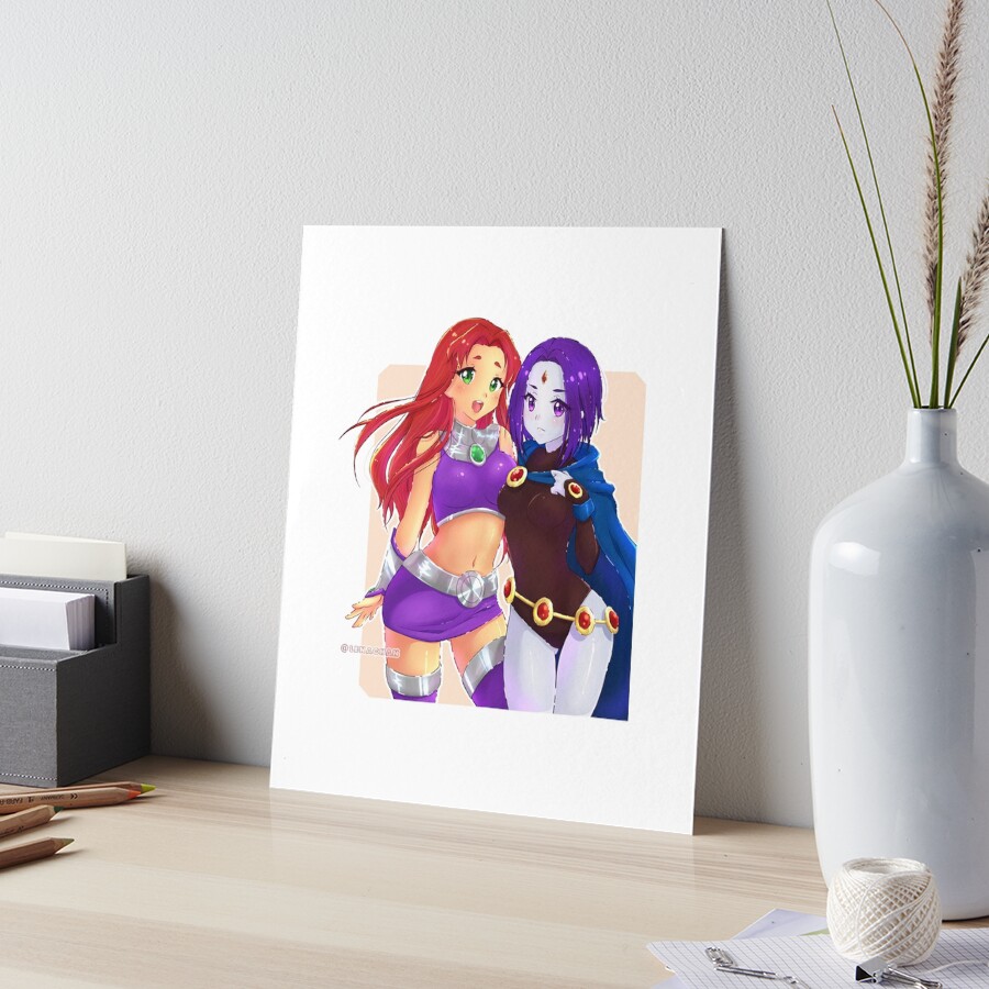 Starfire and Raven