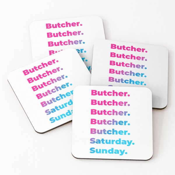 Item preview, Butcher work week designed and sold by SVPOD.