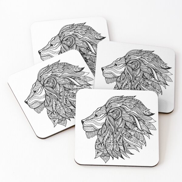 Item preview, Be Strong As A Lion Sticker designed and sold by CartheArtwork.