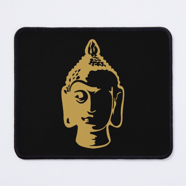 Item preview, Buddha Gold/Black Head | Buddhist Tibetan Symbol designed and sold by GrowLove.