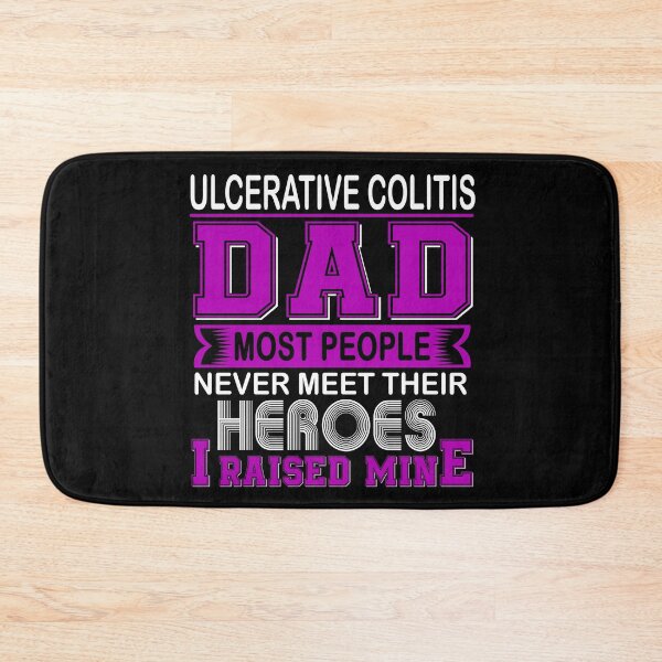 Item preview, Proud Ulcerative Colitis Dad Most People Never Meet Their Heroes I Raise Mine designed and sold by frechettee.