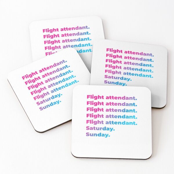 Item preview, Flight attendant work week designed and sold by SVPOD.