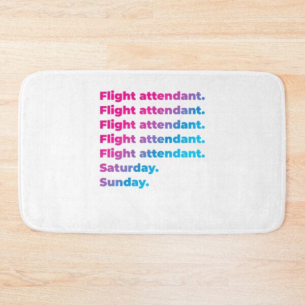 Item preview, Flight attendant work week designed and sold by SVPOD.