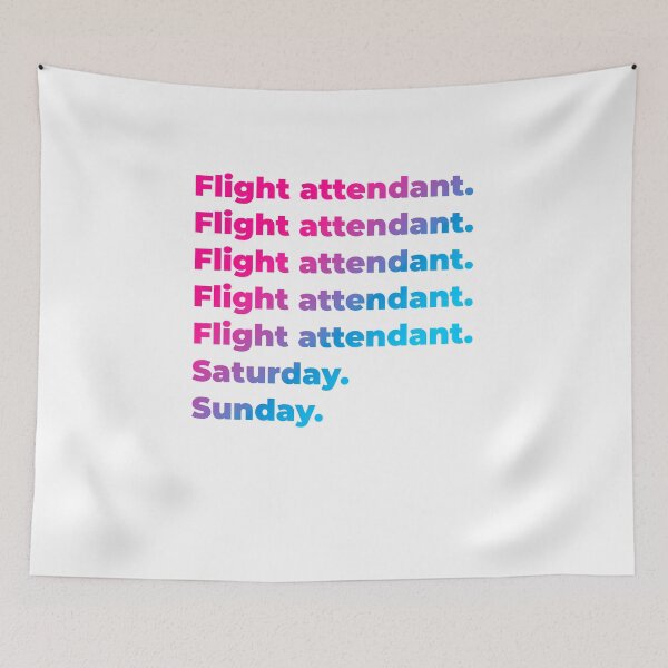 Item preview, Flight attendant work week designed and sold by SVPOD.