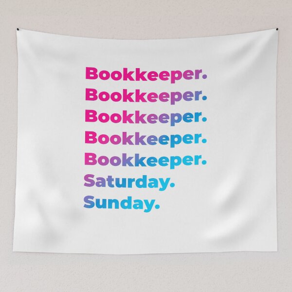 Item preview, Bookkeeper work week designed and sold by SVPOD.