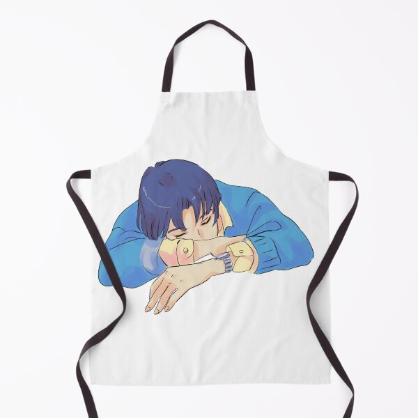 Item preview, anime otaku design man sleeping on hands designed and sold by ketkidesign.