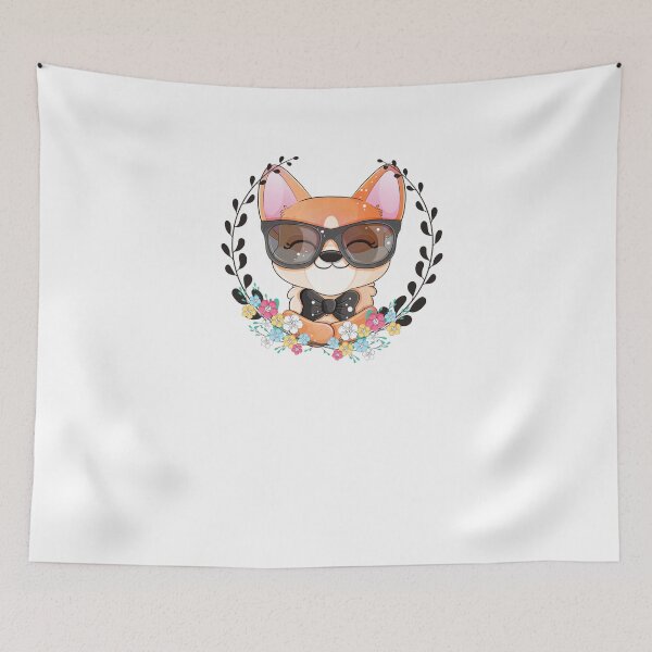 Item preview, funny cat face with funky glasses designed and sold by youngle.