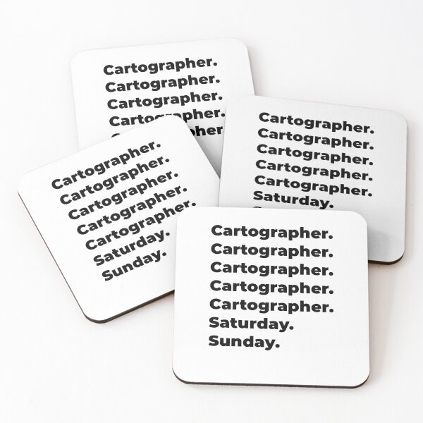 Item preview, Cartographer funny workweek designed and sold by SVPOD.