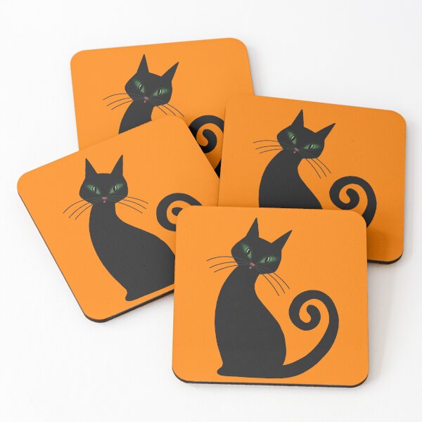 Item preview, Black cat sitting watching you designed and sold by marina63.