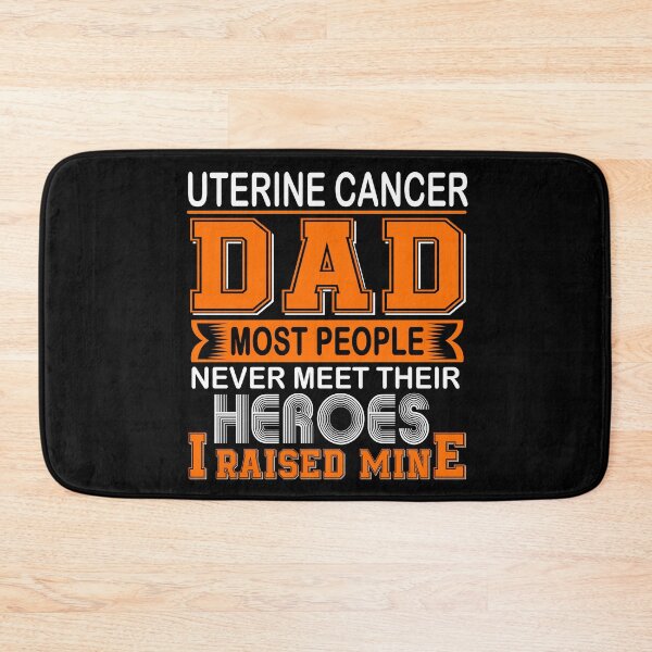 Item preview, Proud Uterine Cancer Dad Most People Never Meet Their Heroes I Raise Mine designed and sold by frechettee.