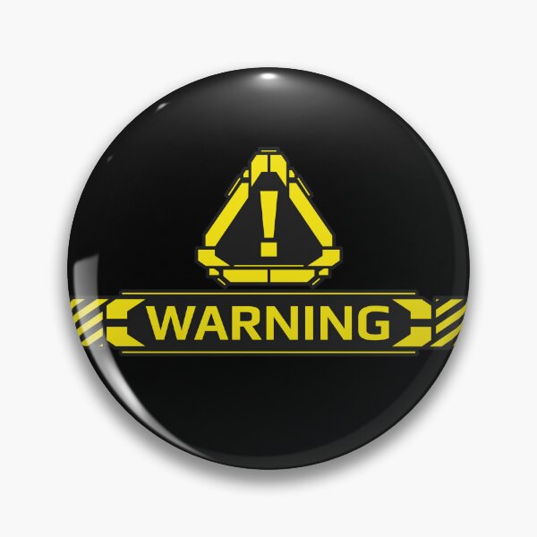 Item preview, sign warning yellow sticker designed and sold by StrutsenkoArt.
