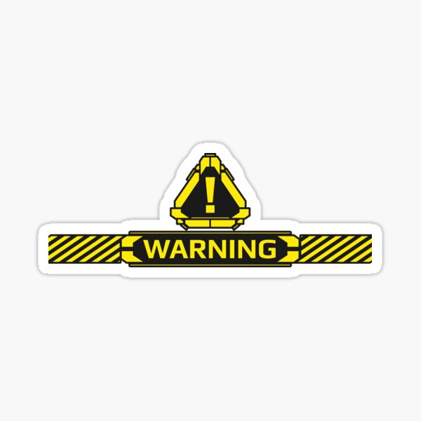 Cyberpunk black stickers. Danger warning label - Stock Illustration  [105258804] - PIXTA