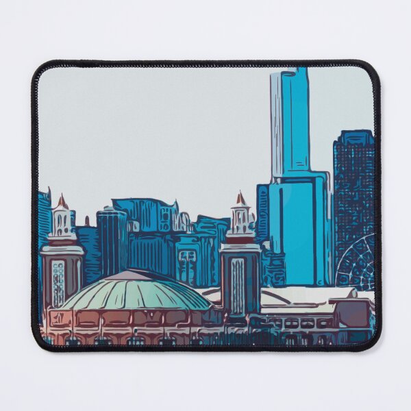 Item preview, Navy Pier Chicago Illinois Re-Colered Noir designed and sold by HeatherAP.